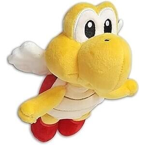 Super Mario All Star Collection 1590 Koopa Paratroopa Stuffed Plush, 7.5"